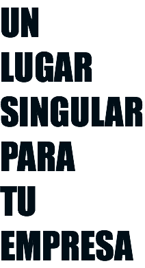 UN LUGAR SINGULARPARA TU EMPRESA